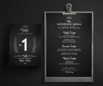 Wedding Set Invitation Templates