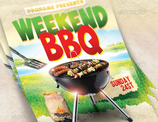 Weekend BBQ Flyer Template