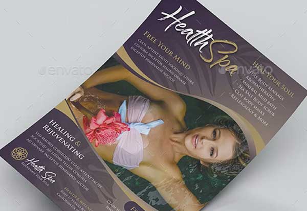 Wellness and Beauty Spa Flyer Templates