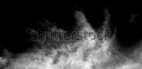 White Abstract Smoke Brushes
