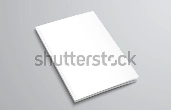 White Blank Brochure Mockup