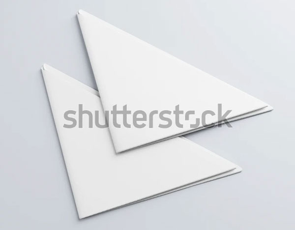 White Blank Restaurant Napkin Mockup
