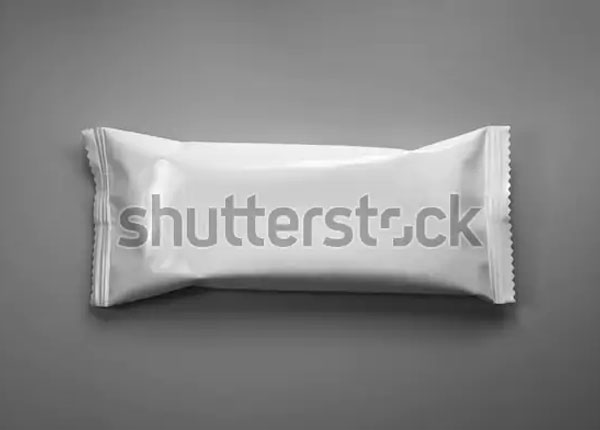 White Packaging for Snack Mockup