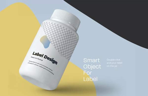 White Pill Bottle Mockups Download