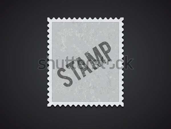 White Stamp Mockup