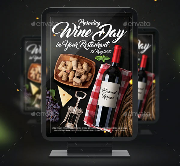 Wine Flyer Templates