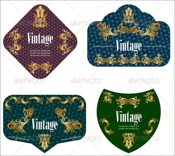 Wine Labels Set