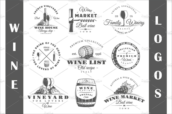 Wine Logo Templates