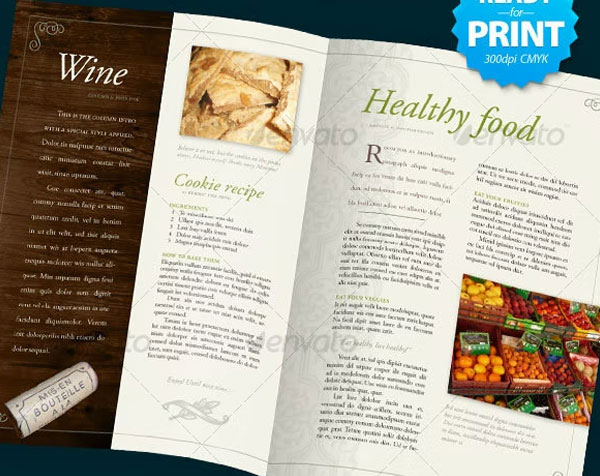 Wine Tasting Bi-Fold Brochure