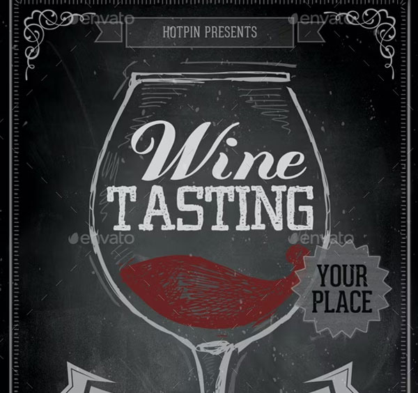 Wine Tasting Flyer Printable Template