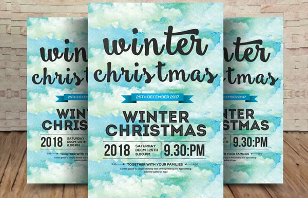 Winter Christmas Celebration Flyer