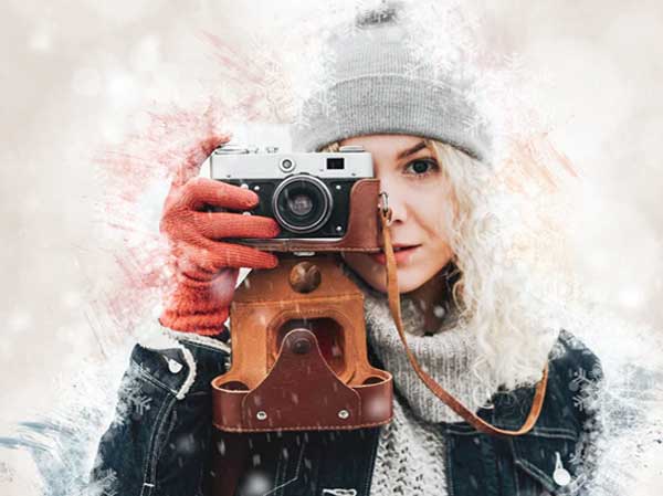Winter Magic | Mixed Art Photoshop Action