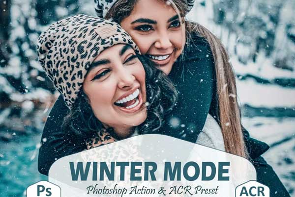 Winter Mode Photoshop Actions