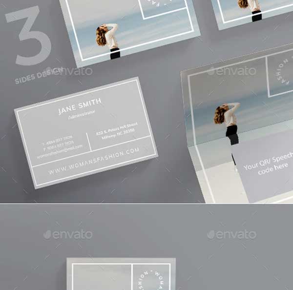 Women Fashion Business Card Templates