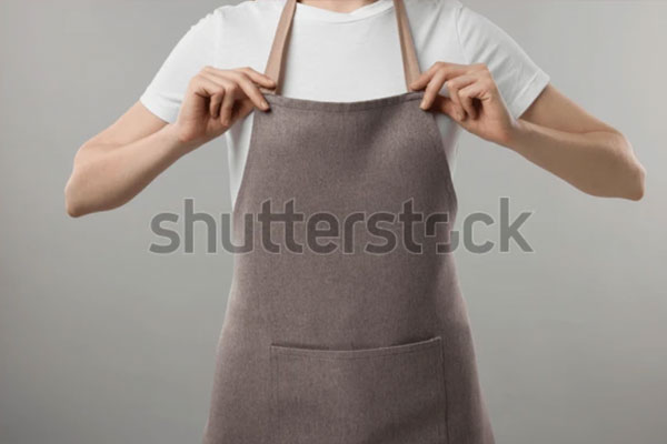 Women Kitchen Apron Mockup
