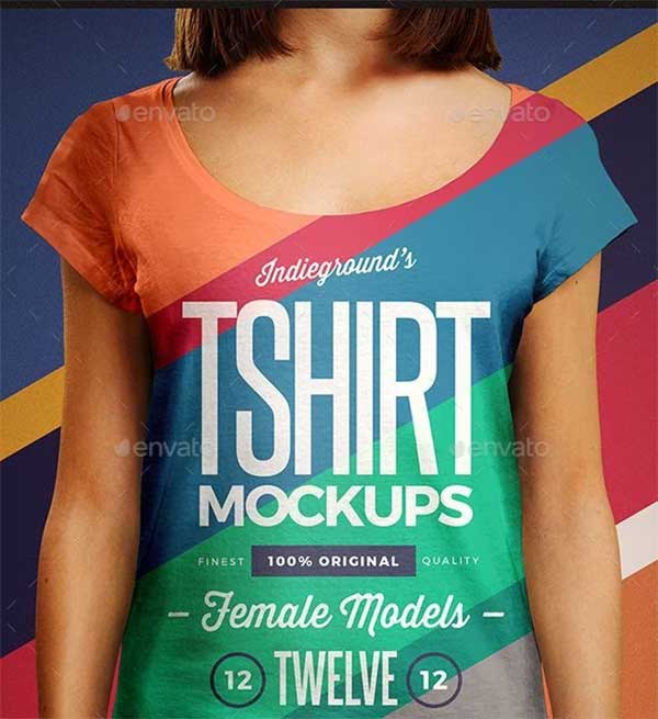Women T-Shirt Mockups
