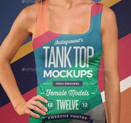 Women Tank Top Mockups