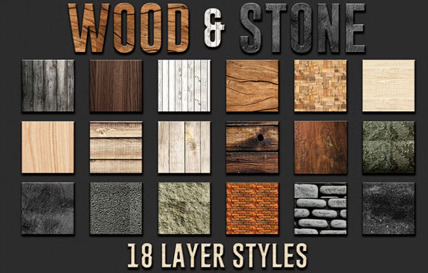 Wood And Stone Layer Styles