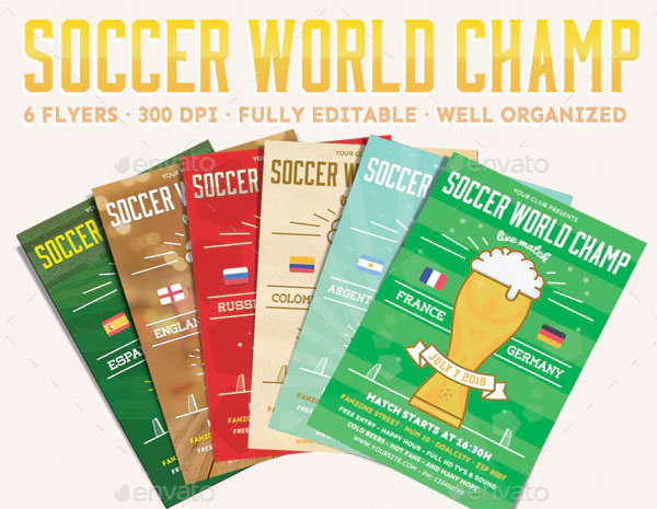 World Champ and Soccer Events Flyer