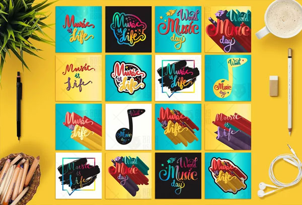 World Music Day Banners