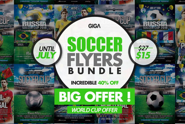 World Soccer Cup Flyer Template