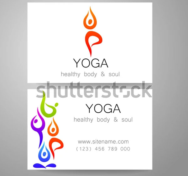 Yoga Business Card Design
