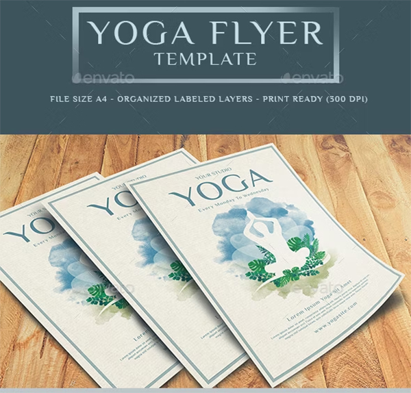 Yoga Flyer PSD Template