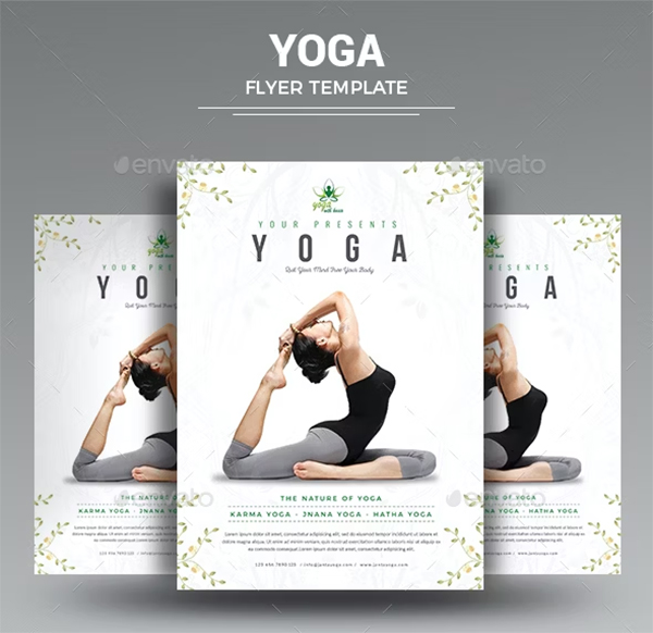 Yoga Print Flyer Template