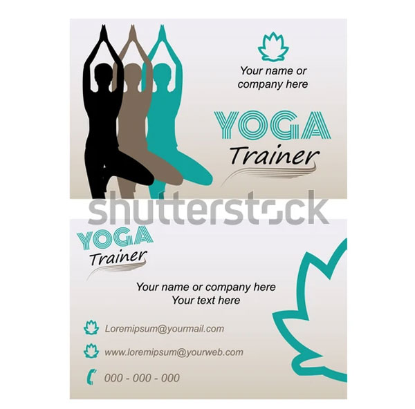 Yoga Trainer Business Card