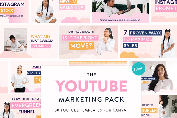 Youtube Branding Templates Pack