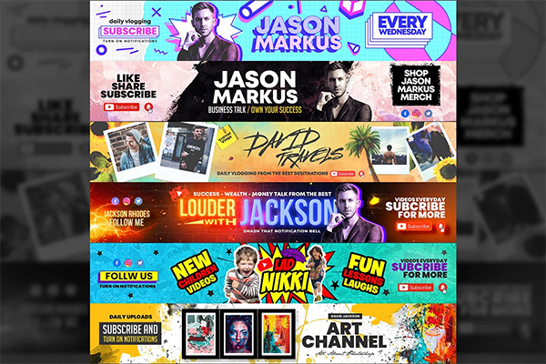 Youtube Channel Banners