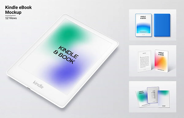 eBook Mockup PSD Template