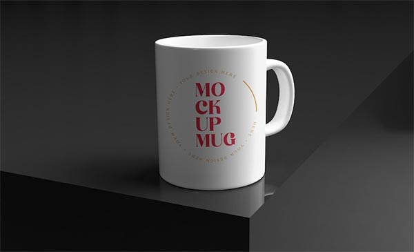 free Mug PSD Mockup