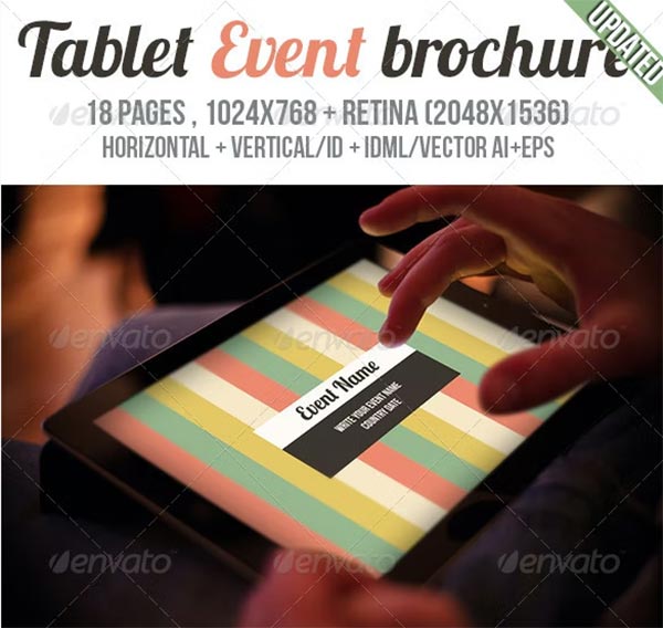 iPad & Tablet Event Brochure