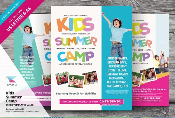 kids Summer Camp Event Flyer