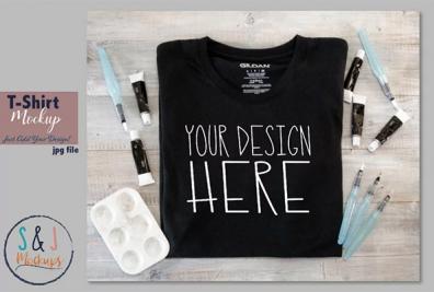 Black Tshirt Mockups