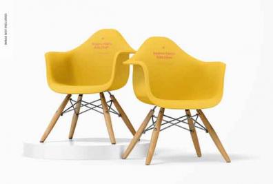 Chair and Pillow Mockup Templates