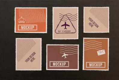 Postage Stamp Mockups