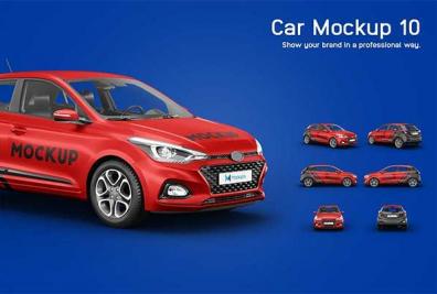 Vehicle Wrap Mockups