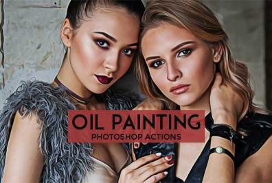 Oil Paint Photoshop Action