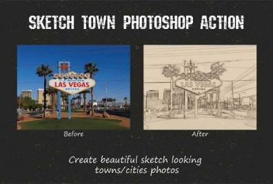 Sketch Photoshop Actions