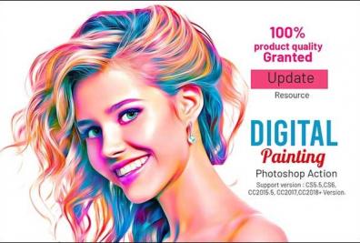 Digital Pen Photoshop Actions