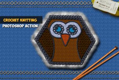 Embroidery photoshop actions