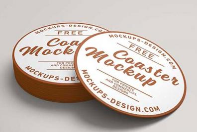 Free Coaster Mockups