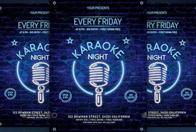 Free Karaoke Flyer Templates