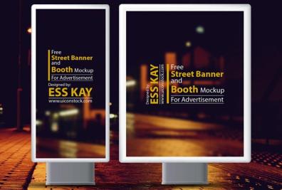 Free PSD Banner Mockups