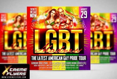 Gay Pride Flyer Templates