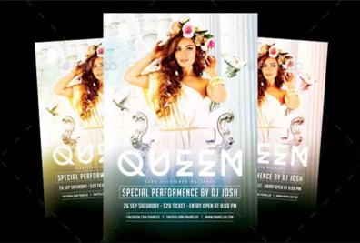 Greek Party Flyer Templates