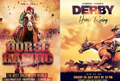 Horse Racing Flyer Templates