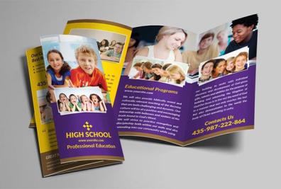 Kindergarten Brochure Templates